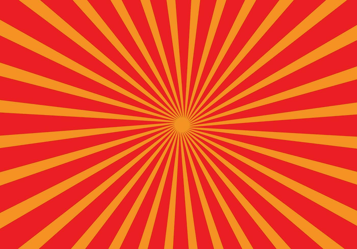 Radial Sunbeams On Red Background photo