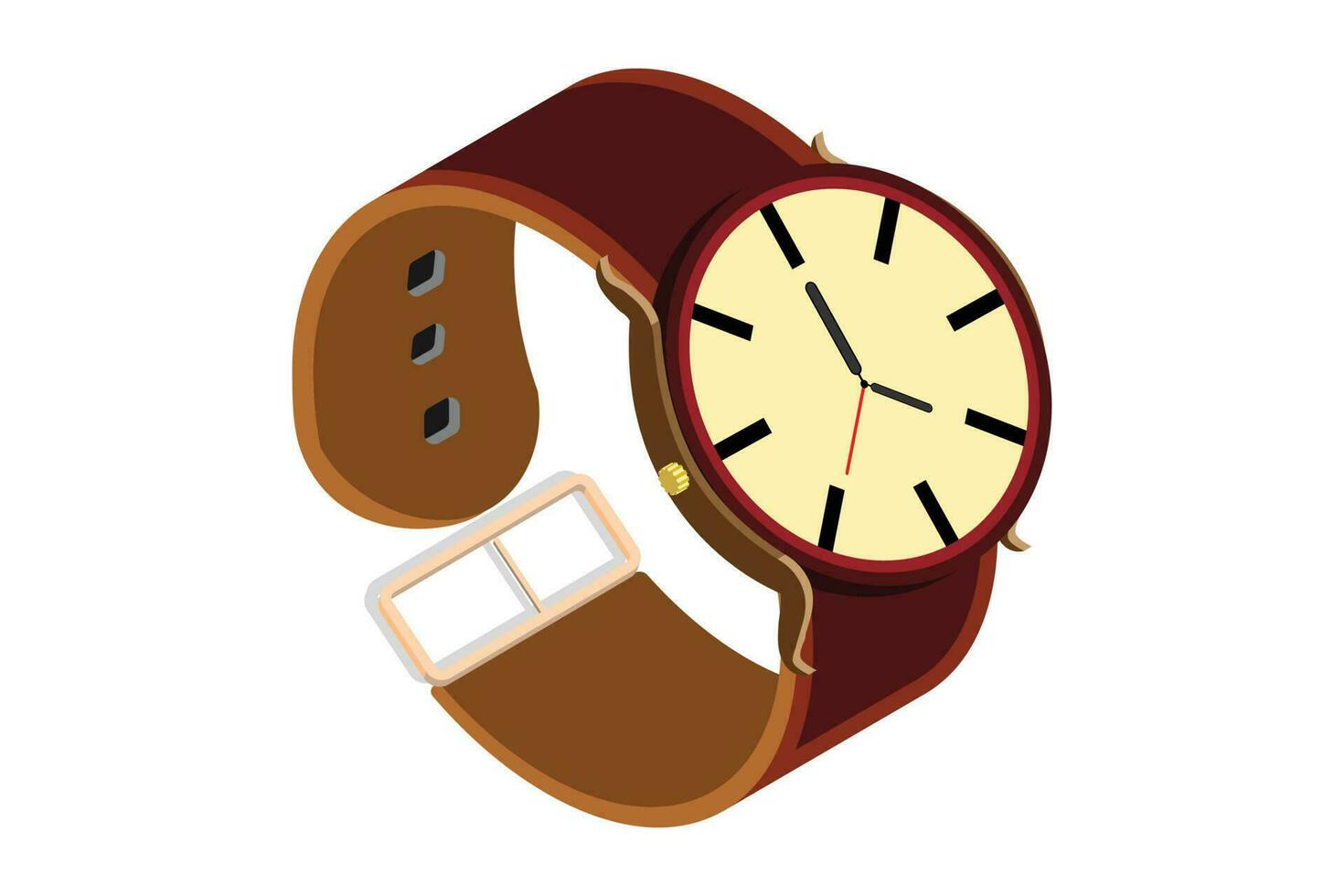 Wrist watch Icon vector