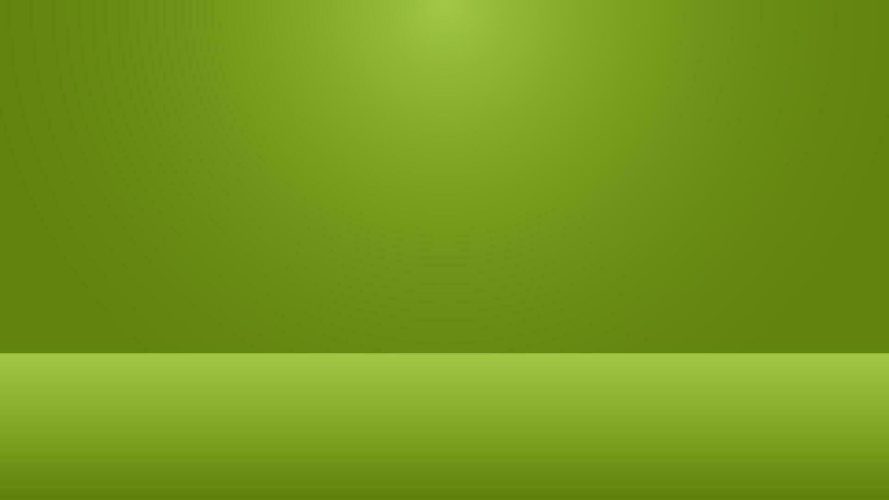 green studio scene with blank gradient color lighting effect background for product display advertisement and creative graphic design element vector