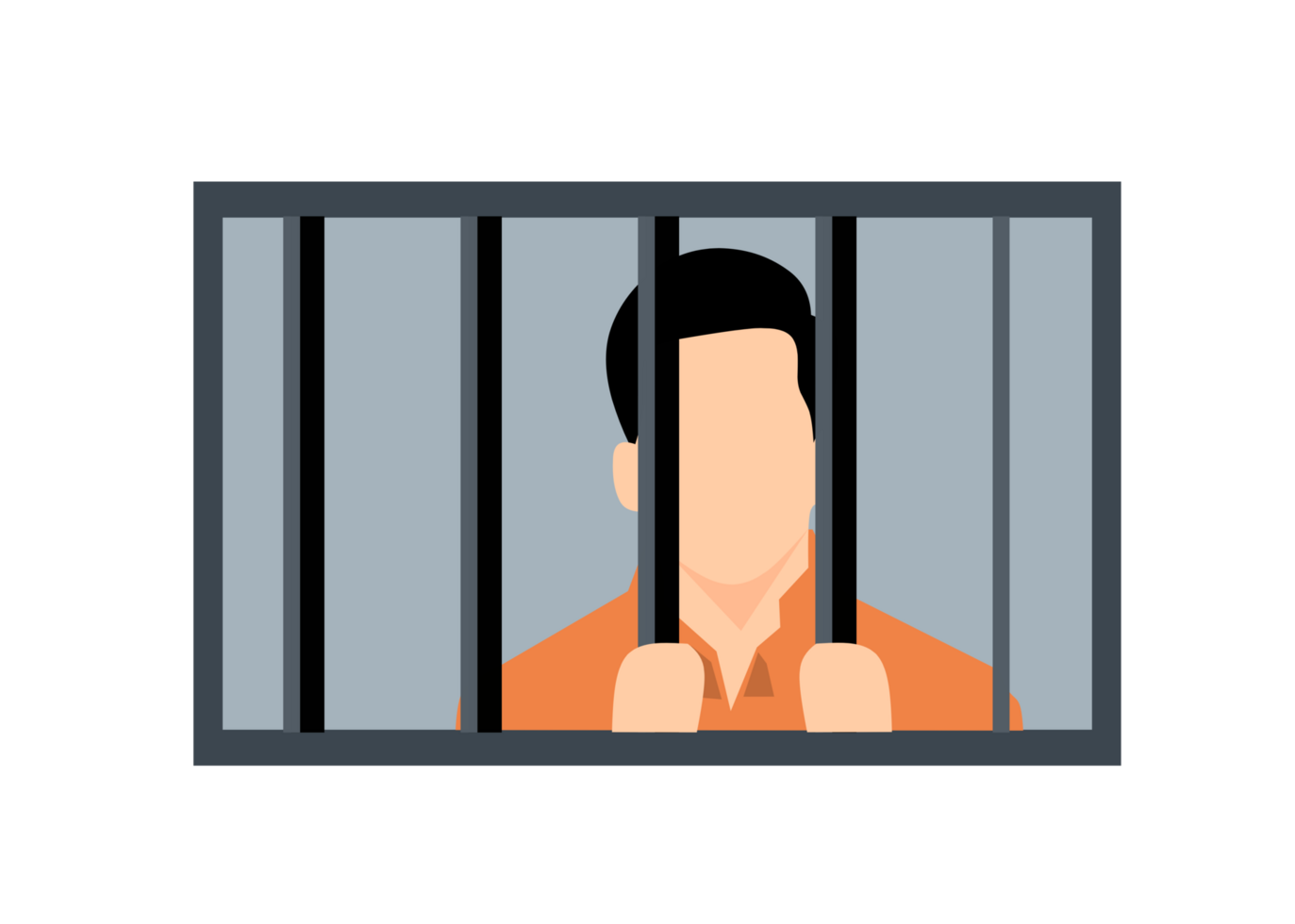 Prisoner in jail png