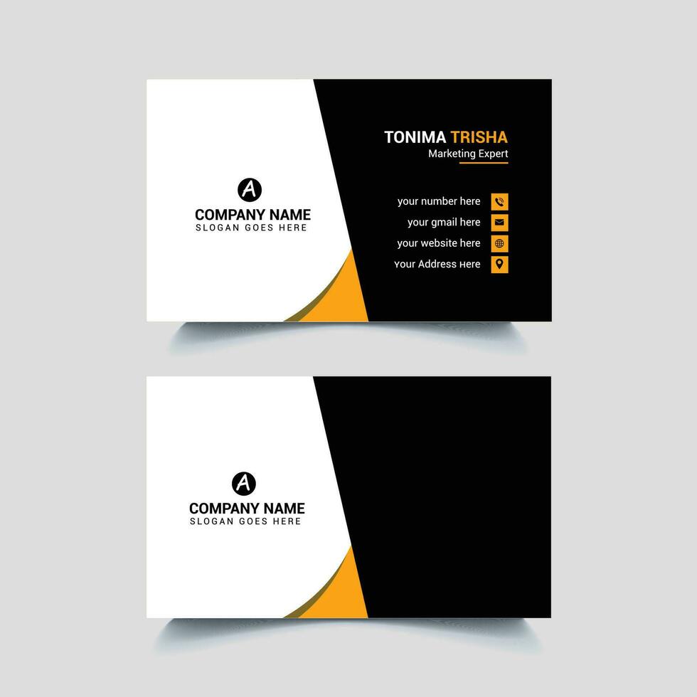 Modern Business card Design vector