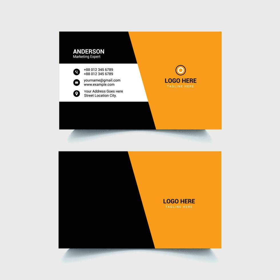 Modern Businesscard Design vector