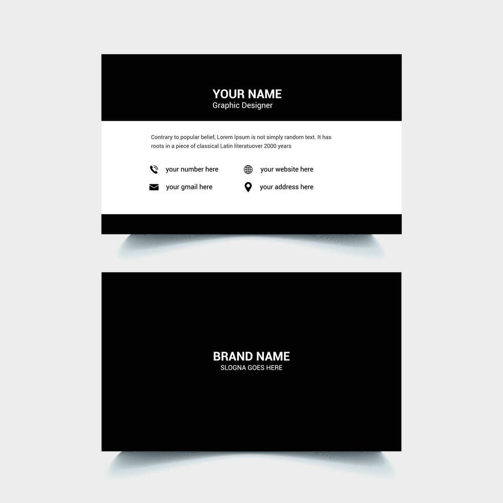 Business card Design template vector