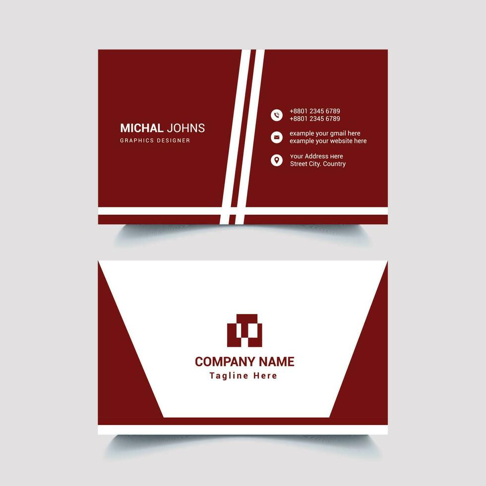 Modern Business Card Design vector