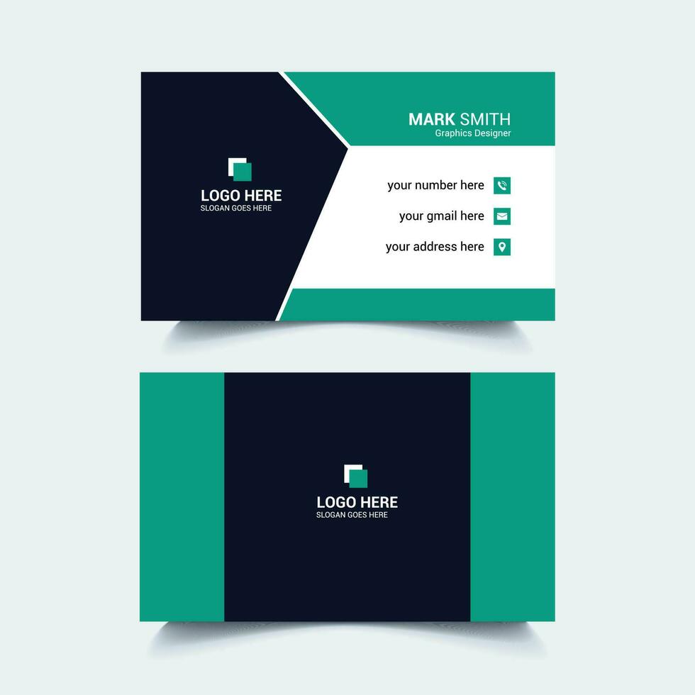 Modern Business Card Design vector
