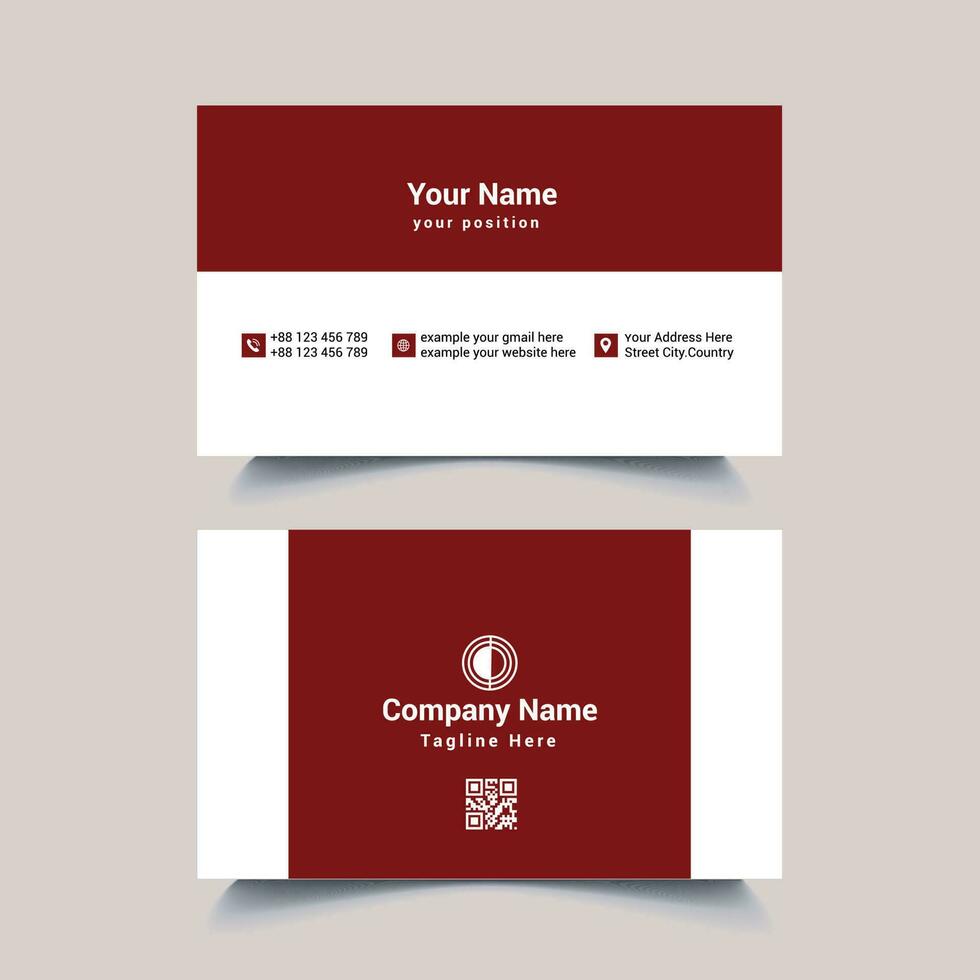 Business card Design template vector