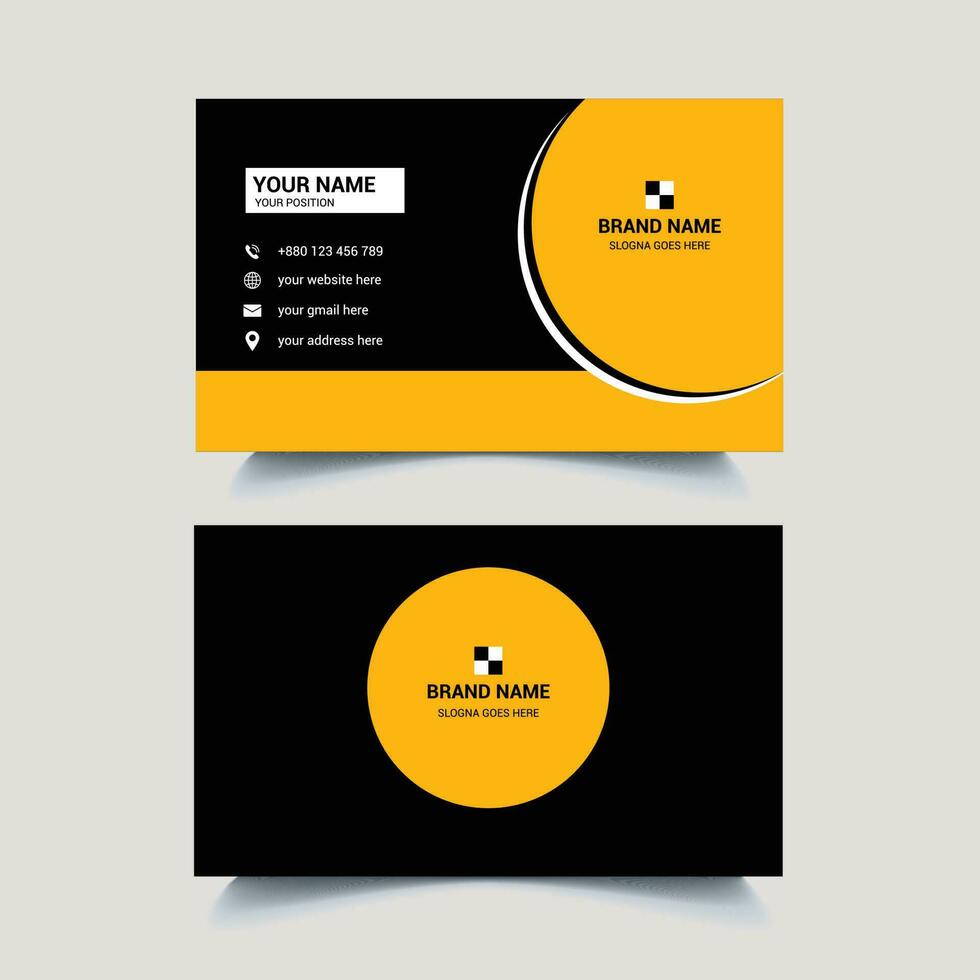 Modern Business Card Design vector