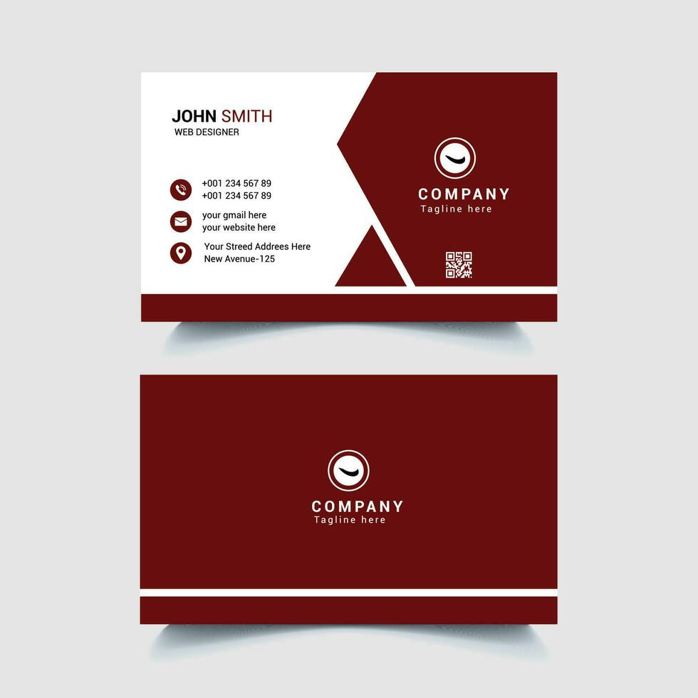 Modern Business Card Design vector