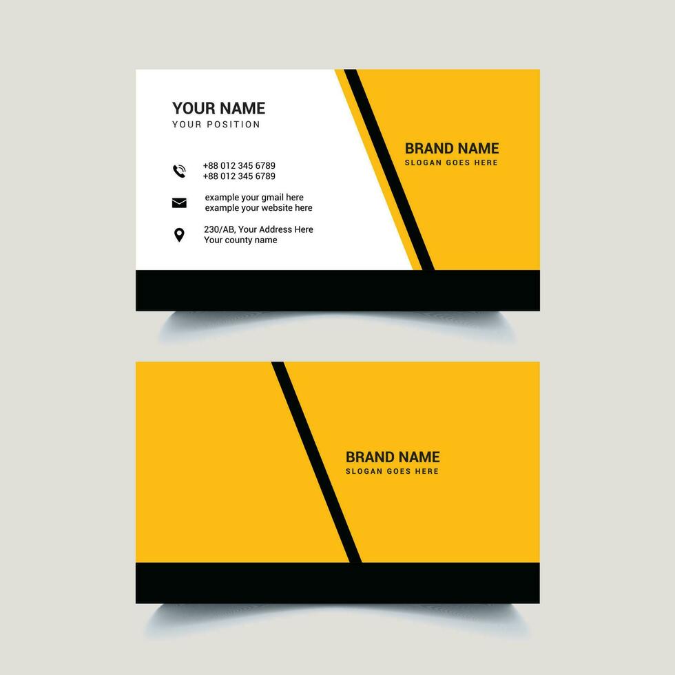Modern Business Card Design vector