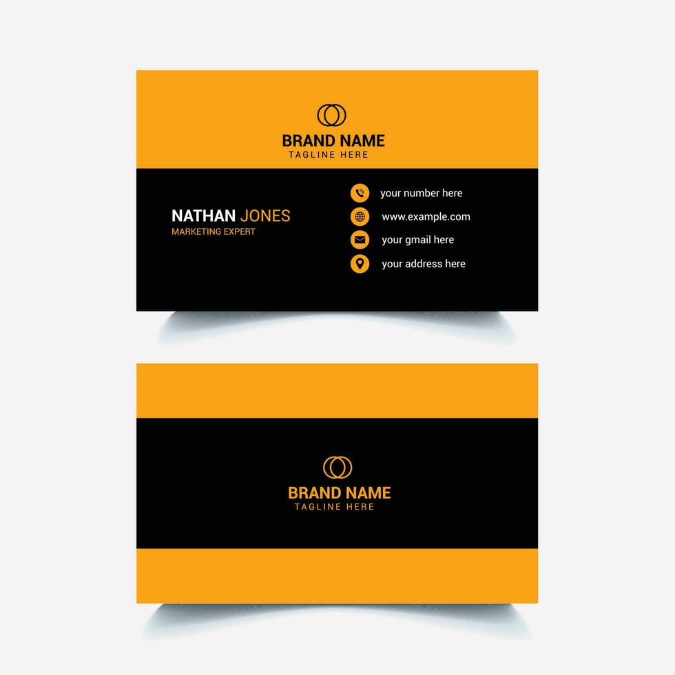 Simple Business Card Design vector