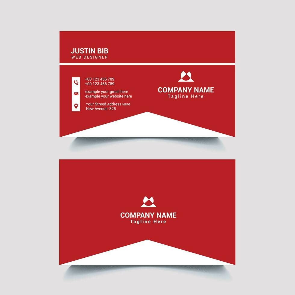 Modern Business Card Design vector