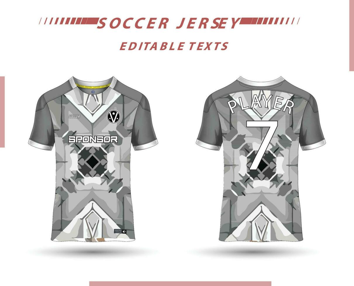 Best vector soccer jersey template sport t shirt design