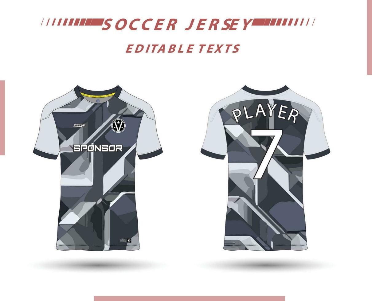 Best vector soccer jersey template sport t shirt design