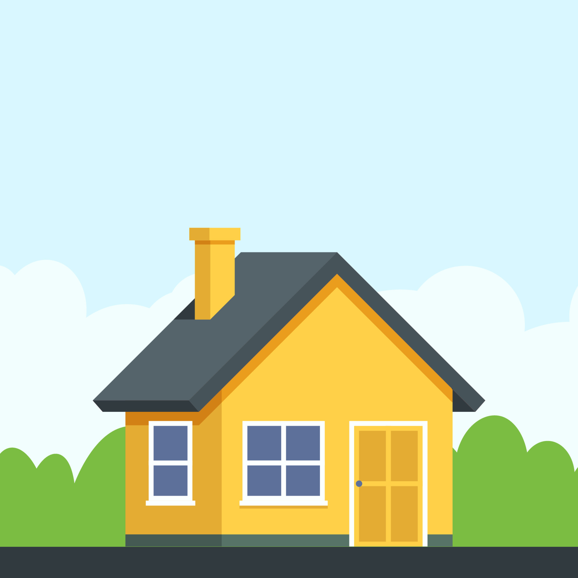 house flat design background 23810324 Vector Art at Vecteezy