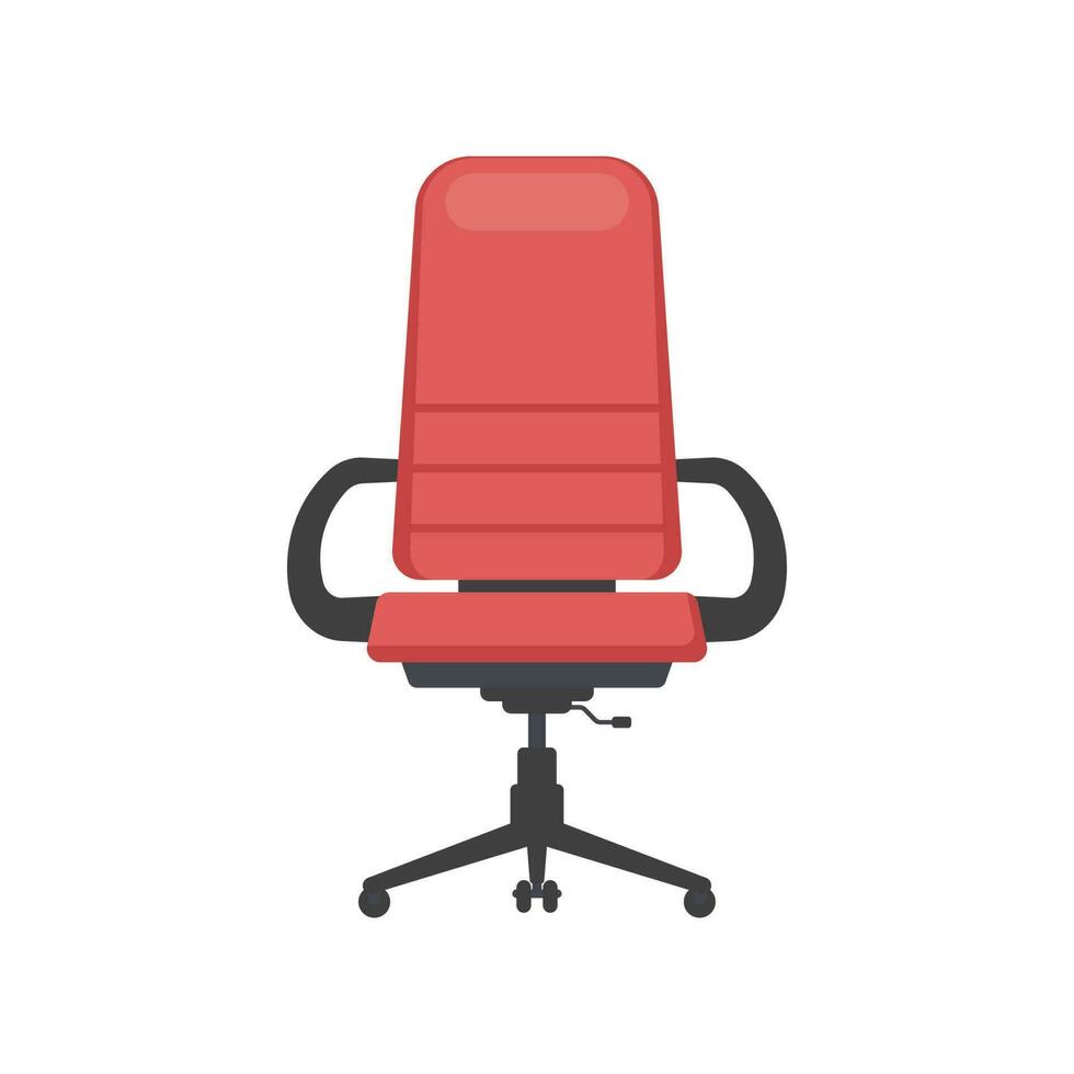office chair vector isolated on white background