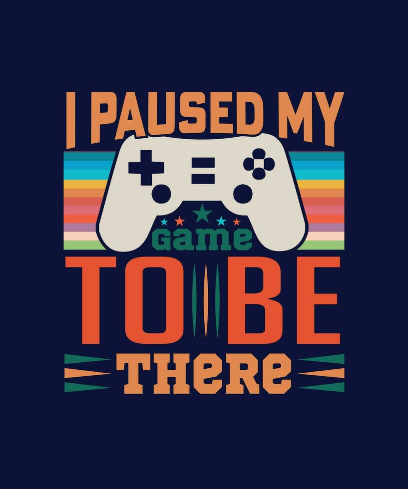 i paused my game to be there vector