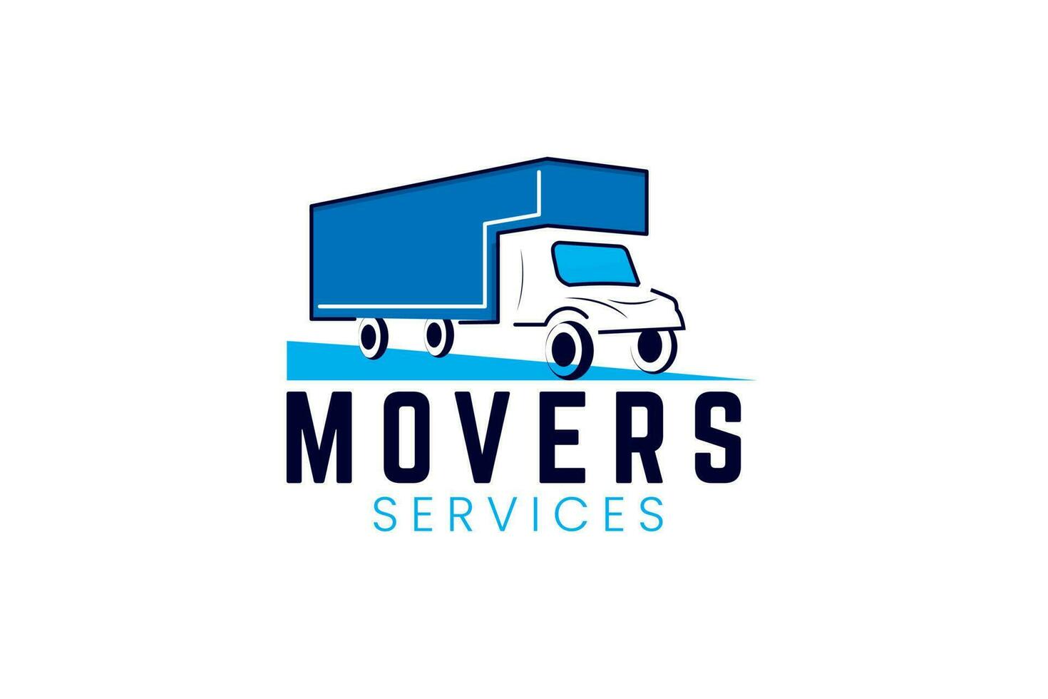 Home Movers logo, Logistic logo. vector