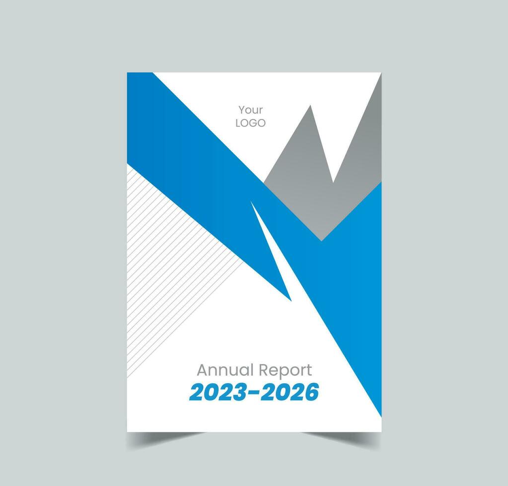 Annual report Leaflet Brochure Flyer template design, book cover design. vector