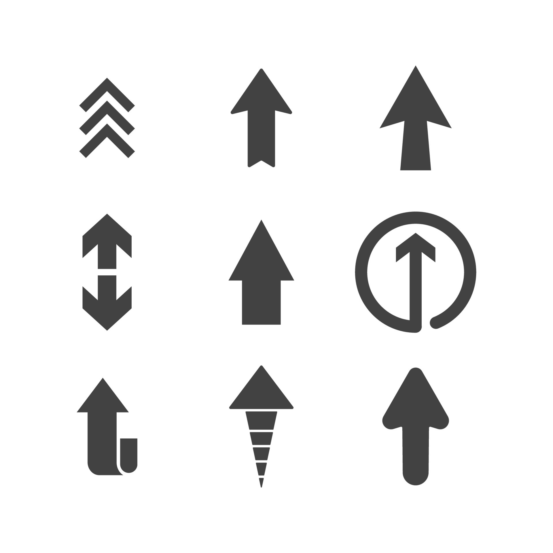 Arrow pictogram collection. Set of arrows. 23810870 Vector Art at Vecteezy