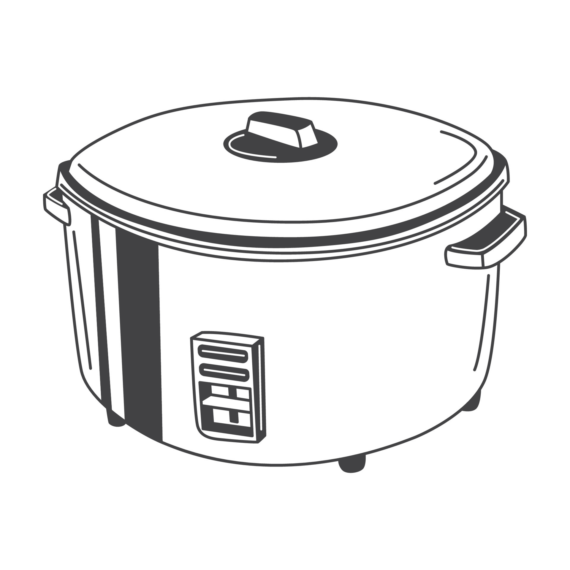 Rice Cooker Vector Stock Illustration vintage Rice Cooker 23810977