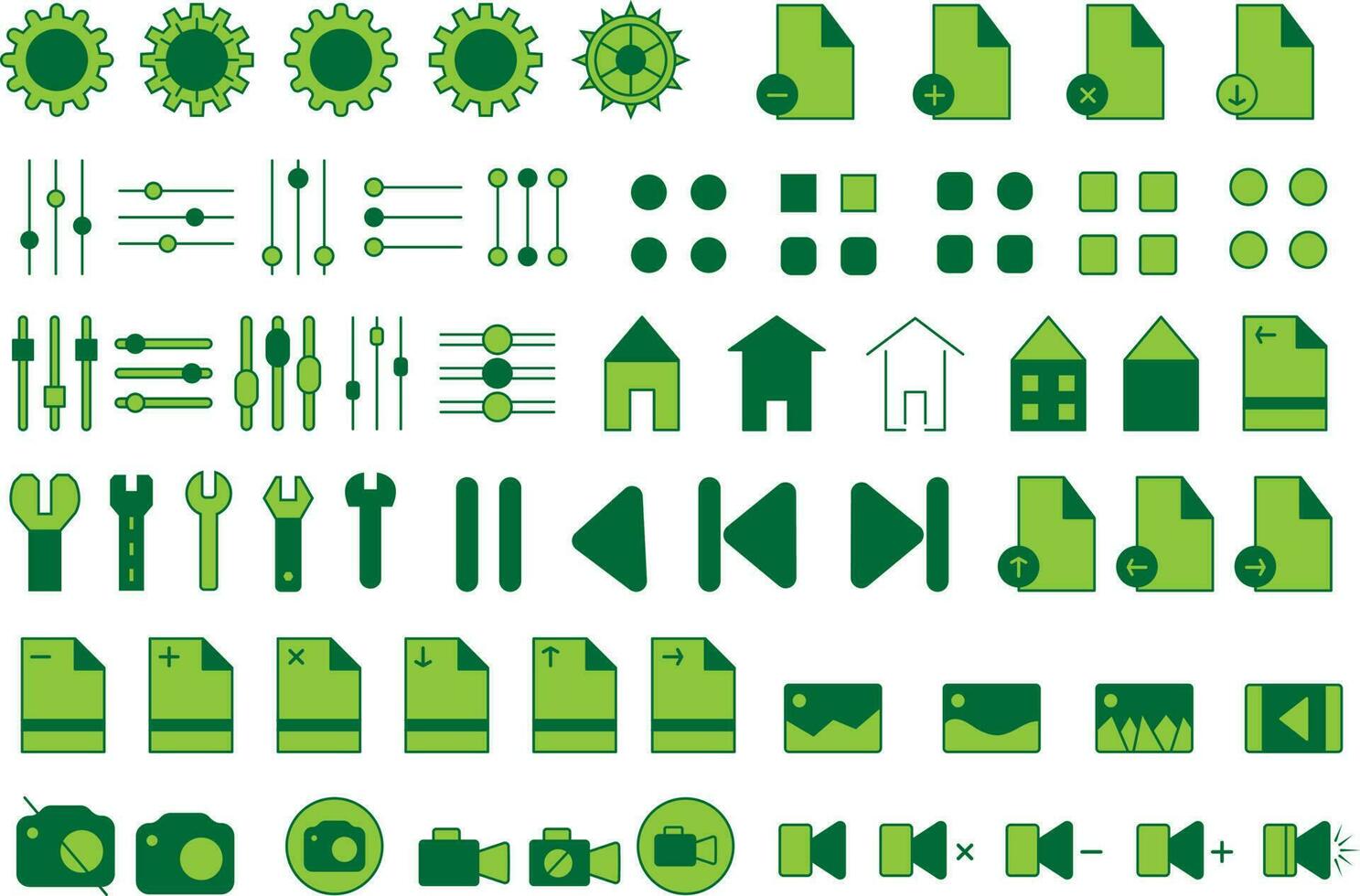 Set of Ux Ui web icons set, Outline icon collection vector