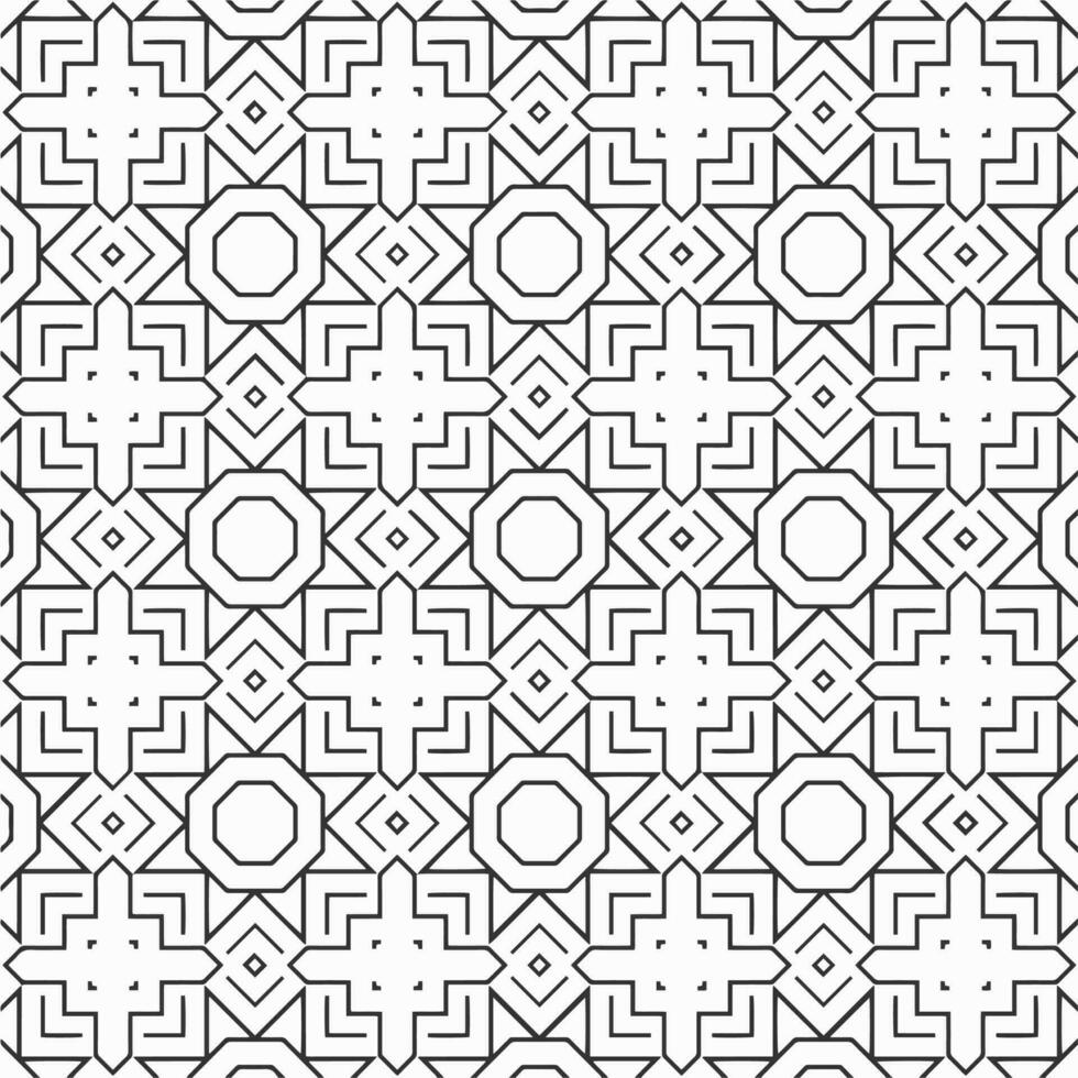 vector geometric flower shapes pattern background design