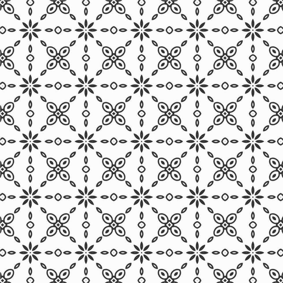 vector geometric flower shapes pattern design background