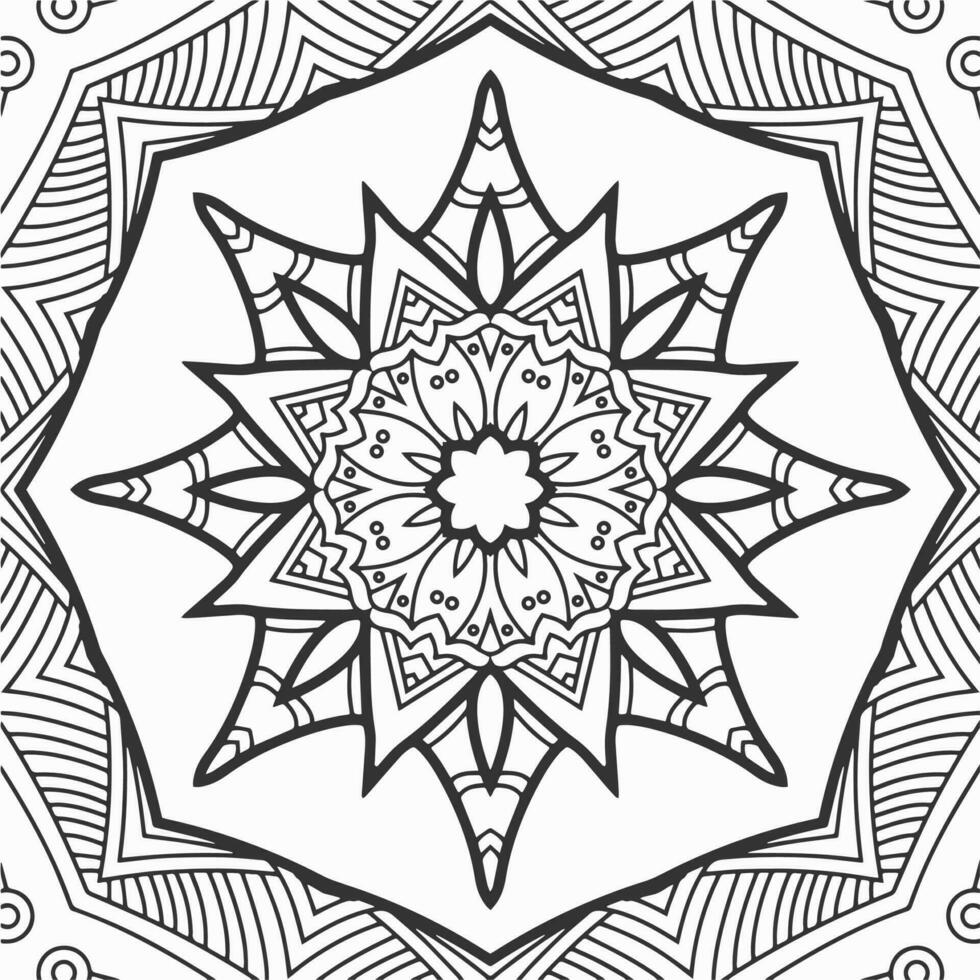 vector geometric flower shapes pattern design background