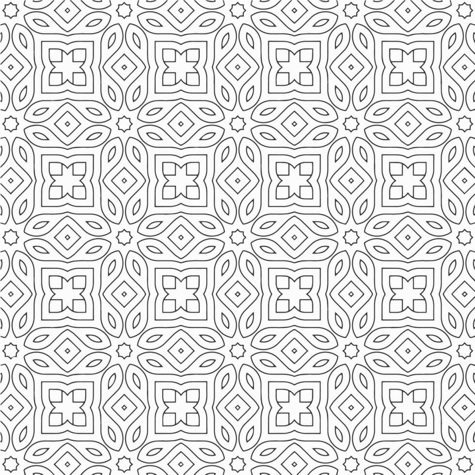 vector geometric flower shapes pattern design background