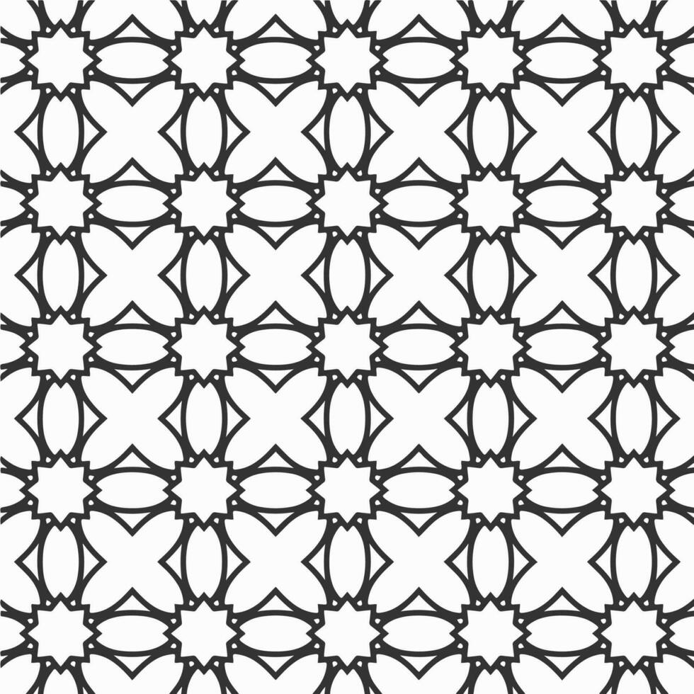 vector geometric flower shapes pattern design background
