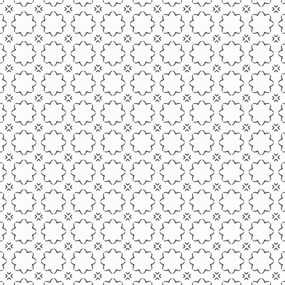 vector geometric flower shapes pattern design background