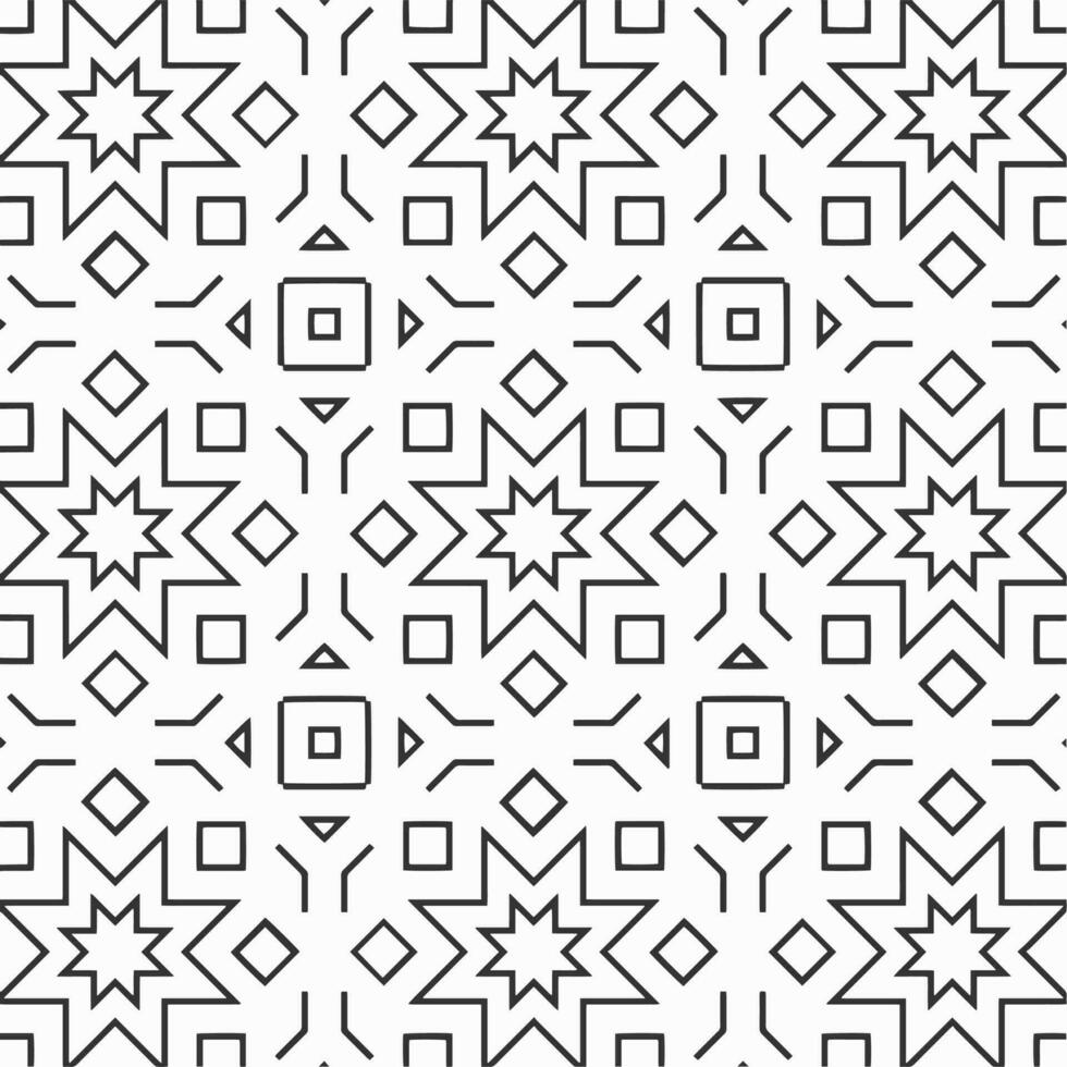 vector geometric flower shapes pattern background design