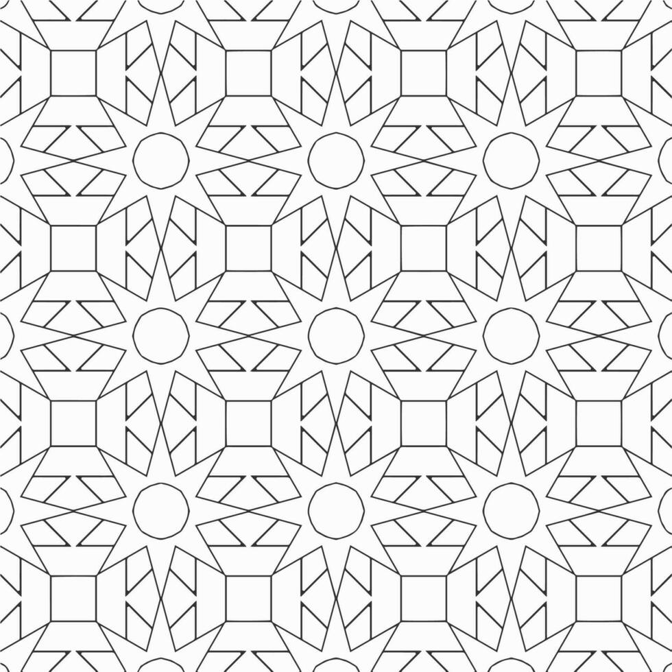 vector geometric flower shapes pattern design background