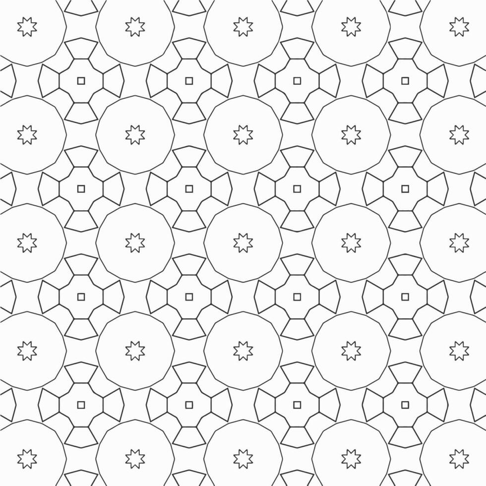 vector geometric flower shapes pattern design background