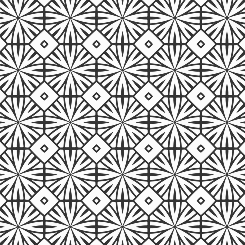 vector geometric flower shapes pattern design background