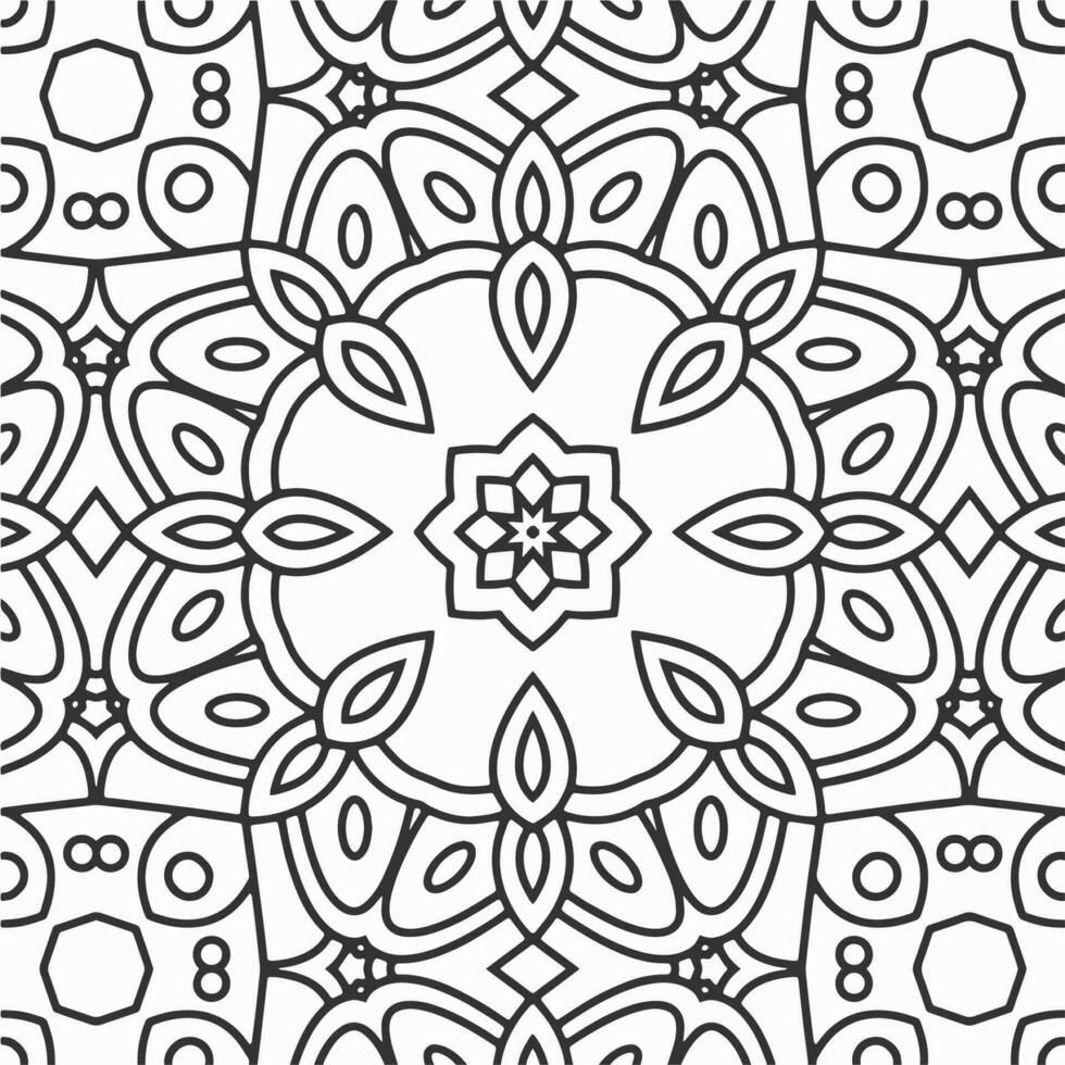 vector geometric flower shapes pattern design background