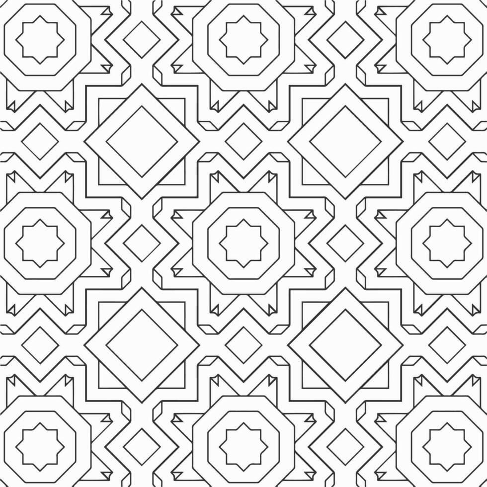 vector geometric flower shapes pattern design background