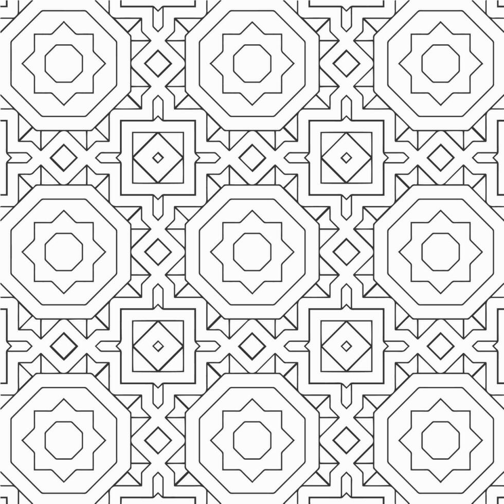 vector geometric flower shapes pattern design background