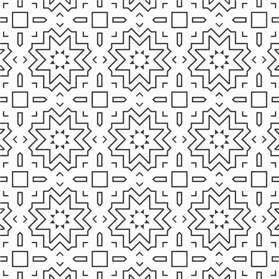 vector geometric flower shapes pattern background design