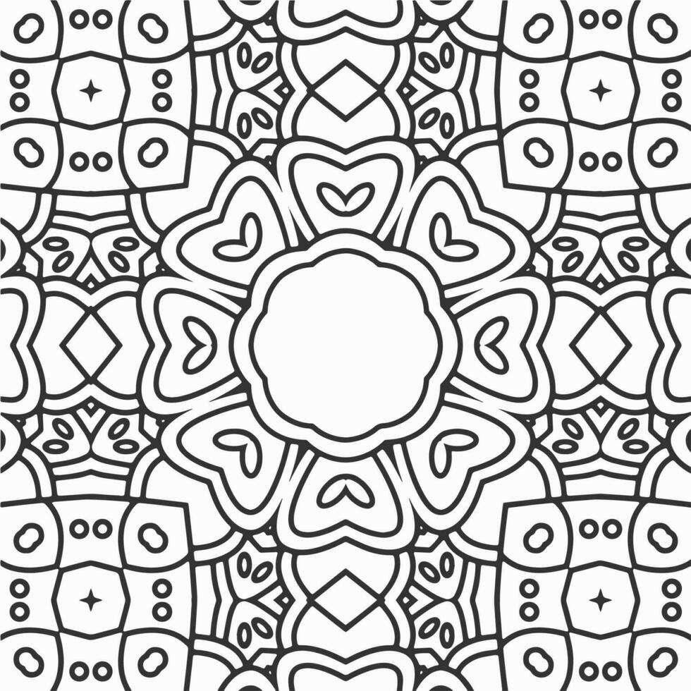 vector geometric flower shapes pattern design background