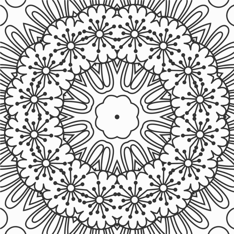 vector geometric flower shapes pattern design background