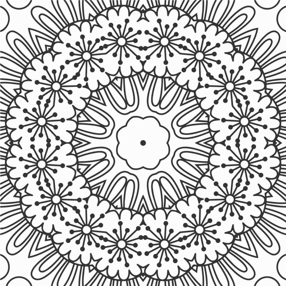 vector geometric flower shapes pattern design background