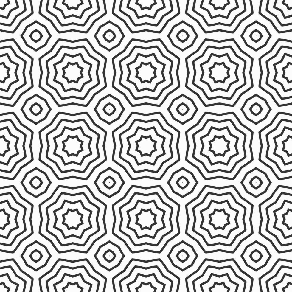 vector geometric flower shapes pattern design background