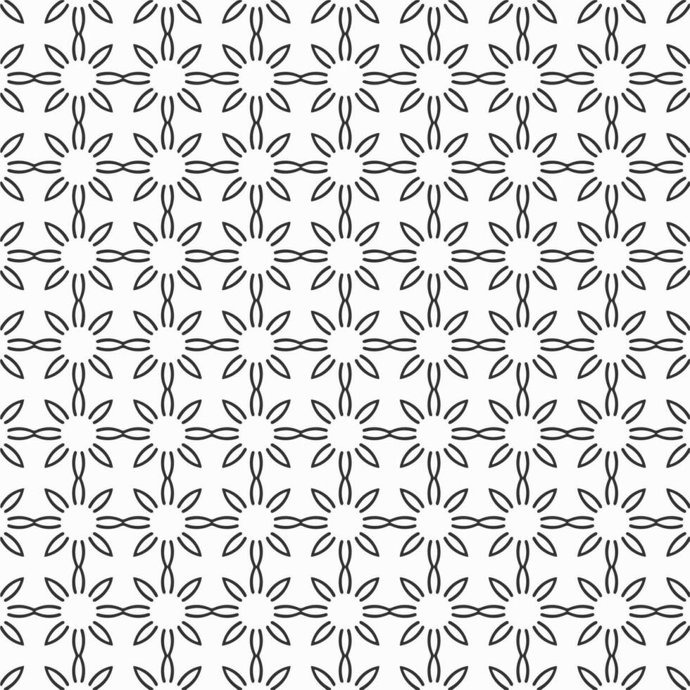 vector geometric flower shapes pattern design background