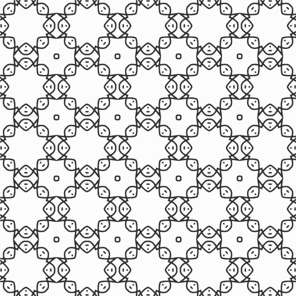 vector geometric flower shapes pattern design background