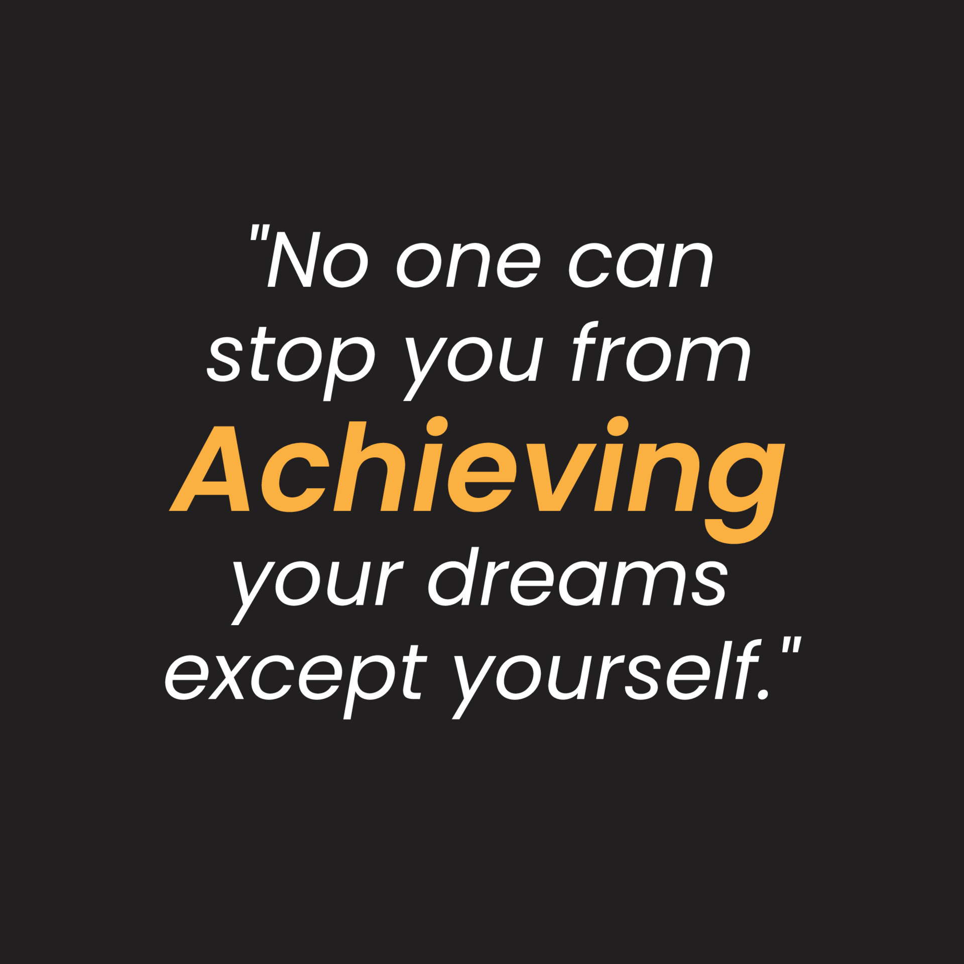motivational-quote-with-a-smooth-black-background-23811853-vector-art