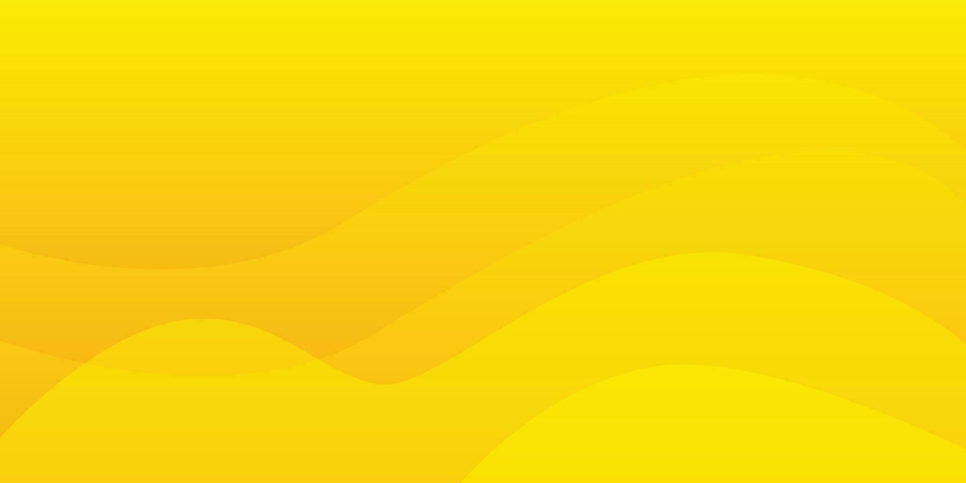 A yellow background with waves in the middle. vector