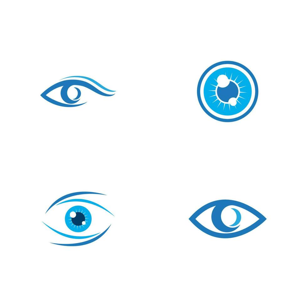 Eye Care vector logo design