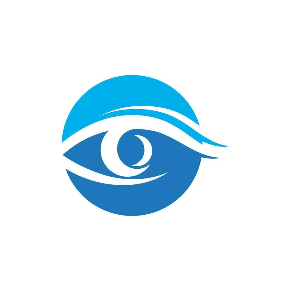 Eye Care vector logo design