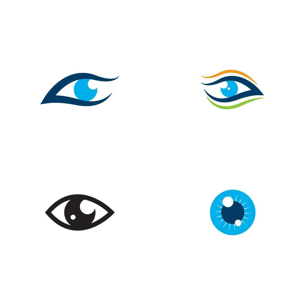 Eye Care vector logo design